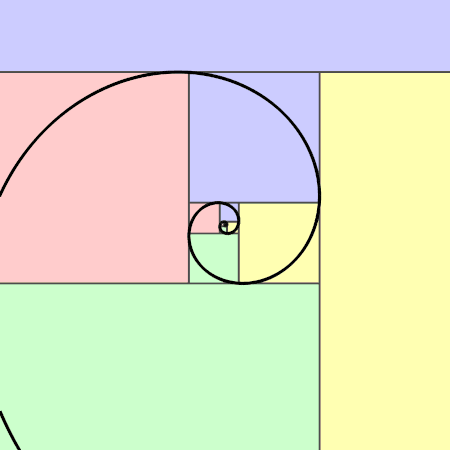 Animated Golden Section Spiral
